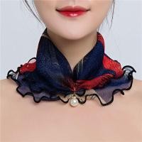 ราคา JDPOK คลาสสิกแบบคลาสสิก สำหรับผู้หญิง เหมาะกับการแต่งตัวทุกสไตล์ การพิมพ์ลาย ผ้าพันคอกันแดดกันแดด ดอกไม้ประดับดอกไม้ แถบลายทาง ขอบระบายขอบ พิมพ์ลายเสือดาว ยางรัดผม ผ้าพันคอสไตล์เกาหลี ผ้าคลุมไหล่สำหรั