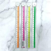 ราคา ไม้บรรทัดอลูมิเนียม ไม้บรรทัด มีแถบสี ขนาด 8 นิ้ว 12 นิ้ว สุ่มสี (9957733376)