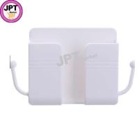 ราคา JPT Market กล่องเก็บรีโมทติดผนัง ที่วางโทรศัพท์แบบติดผนัง กล่องเก็บของแบบติดผนังพร้อมที่แขวนของ (15048775912)