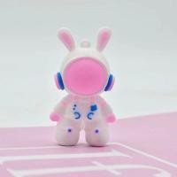 ราคา พวงกุญแจกระต่ายนักบินอวกาศลายการ์ตูนน่ารัก3Dเครื่องประดับกระเป๋าตุ๊กตายางนุ่มสามมิติพวงกุญแจรถ (21796924203)