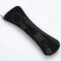 ราคา เคสใส่ของช้อนส้อมมีดสำหรับตะเกียบช้อนส้อมกระเป๋าอุปกรณ์ทานอาหารแบบเดินทางกระเป๋าเครื่องเงินแบบซองใส่ชุดช้อนส้อมใช้ซ้ำได้สำหรับการเดินทาง (21543573894)