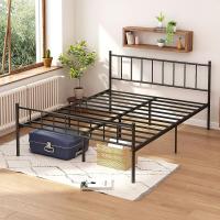 ราคา โครงเตียง เตียงเหล็ก เตียงนอน เตียงคู่ 5 ฟุต 6 ฟุต โครงเตียง กรอบโลหะโครงเตียง (21391912434)