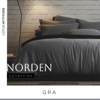 ราคา LOTUS ATTITUDE ชุดผ้าปู ผ้านวม เทคโนโลยีผ้าถนอมผิว ทอ 990 เส้น รุ่น Norden ส่งฟรี (20212351777)