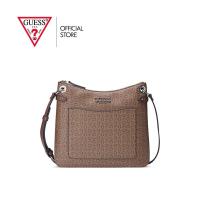 ราคา GUESSกระเป๋าถือ รุ่น SV911312 HOLLEY MEDIUM TOP ZIP สีน้ำตาล (21560384456)