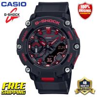ราคา ต้นฉบับ G Shock ผู้ชายและผู้หญิงกีฬานาฬิกา GA2200 อะนาล็อก ดิจิตอลควอตซ์แสดงเวลาคู่ 200M กันน้ำกันกระแทกและกันน้ำเวลาโลกไฟ LED Gshock ผู้ชายกีฬานาฬิกาข้อมือรับประกัน 4 ปี GA 2200BNR 1A (21470192920)