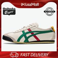 ราคา ONITSUKA TIGER MEXICO 66 น้ำนม สีเขียว สีแดง รองเท้าลำลองสไตล์ย้อนยุคหนังคลาสสิกสำหรับผู้ชายและผู้หญิงและคู่รัก 1183C102 201 (21418957560)