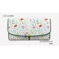 ราคา sale SS กระเป๋าสามพับใหญ่พิมพ์ลาย หนังปลากระเบนแท้ หนังวัวสีเขียว (11151917346)