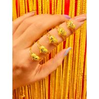 ราคา แหวนทองคำแท้ น้ำหนัก 1 กรัม ลายหัวใจก้านคู่ พร้อมใบรับประกันสินค้า (7697410730)