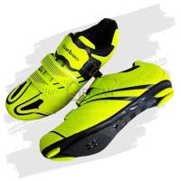 ราคา TieBao รองเท้าปั่นจักรยานเสือหมอบ รองเท้าจักรยาน รองเท้าชาย หญิง สีขาวสีดำสีเหลือง รุ่นTB36 B1413 (20765986170)