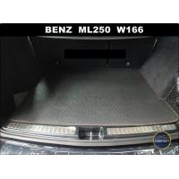 ราคา แผ่นปูท้ายรถยนต์ BENZ ML250 W166 ลายกระดุมPVC สีดำด้ายแดง (680062272)