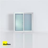 ราคา HOFFEN หน้าต่างบานเลื่อน หน้าต่างกระจก uPVC รุ่น SHOCK ขนาด 100x100 ซม (17041878976)
