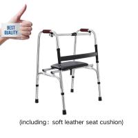 ราคา ไม้เท้าช่วยเดิน อุปกรณ์ช่วยเดิน ไม้เท้า 4 ขา 2 3kg พับได้คลิกเดียว ปรับความสูงได้ 6 ระดับ Walker ช่วยเดิน ไม้เท้าคนแก่ เครื่องช่วยเดิน รับน้ำหนักได้ 150กก (21765841754)