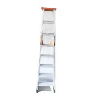 ราคา บันไดอลูมิเนียม ขนาด 4 8ขั้น ขึ้นลงได้ 2ทาง บันได อลูมิเนียม บันไดทรงA บันไดพับ บันไดพับได้อลูมเนียม (21893008650)