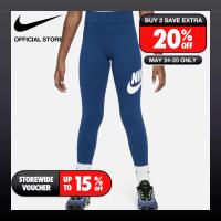 ราคา Nike Girls Essential Futura Miler Leggings Court Blue (21108487145)