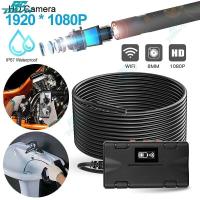ราคา ใช่แล้ว2024 ไวไฟกล่องส่องสำรับอุตสาหกรรมกล้องงู1080P HD กล้องตรวจความสะอาดฟันกล้อง IP67กันน้ำ8มม พร้อม8ไฟ LED ปรับได้ (20527916475)