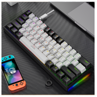 ราคา คีย์บอร์ดกดเสียงดัง ราคาถูกที่สุด Blue Switch Keyboard Gaming คีย์บอร์ดมีสาย แป้นพิมพ์ แป้นพิมพ์เกม mechanical keyboard 61 คีย์ คีย์บอร์ดไทย คีย์บอร์ดบลูสวิตช์แท้ คีย์บอร์ดเล่นเกมส์ คีย์บอร์ดมีไฟ แป้ 