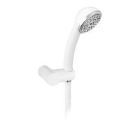 ราคา HOY ฝักบัว ด้ามโค้ง สีขาว ขนาด 2 1 2 นิ้ว พร้อมสายยาว 1 2 เมตร พลาสติกสีขาว ฝักบัวอาบน้ำ (202927913)