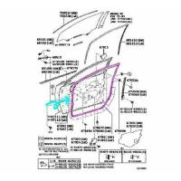 ราคา ยางขอบประตู Toyota Camry ทุกรุ่น Wish ANE11 Prius ZVW30 Toyota แท้ศูนย์ 100 (16692076299)