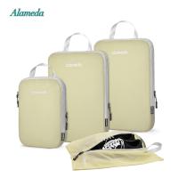 ราคา Alameda Compression Packing Cubes Luggage Packing Organizers for Travel Accessories with Shoe Bag Toiletry Bag (19335525542)