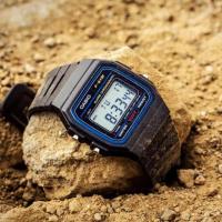 ราคา นาฬิกาข้อมือ Casio สายเรซิ่น รุ่น F 91W นาฬิกาข้อมือดิจิตอล นาฬิกากันน้ำ นาฬิกาทางการ นาฬิกา casio ของแท้ (21285739406)