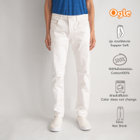 ราคา Mens jeans กางเกงยีนส์ผู้ชาย ยีนส์ผ้าขาวยืด กางเกงยีนส์ทรงกระบอกเล็ก ผ้ายีนส์นำเข้าจากญี่ปุ่น ผ้านุ่มมาก Ogle 8135011 (15849387370)