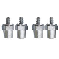 ราคา 2 Pair Zinc Alloy Battery Side Terminal Charging Posts Fit 8mm Positive or Negative Battery Cable Terminals (18958893948)