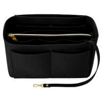 ราคา Smartconn สำหรับกระเป๋าถือแทรกกระเป๋าแบ่งช่องกระเป๋าแบ่งกระเป๋าสักหลาดเฟ็ลทสำหรับสิริกระเป๋าจัดระเบียบกระเป๋าเข้ากันได้กับ LV Coach MK Kate Spade Goyard Longchamp (20136646809)