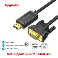 ราคา Jasoz สาย HDMI to VGA 1080P พร้อม Audio Video HDMI ชายไปสาย VGA ชาย 1080P HDMI Adapter Converter Cable For Laptop PC 1m 1 5m 2m 3m 5m (21547877240)