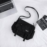 ราคา Japanese Casual Messenger Bag Tooling Style Shoulder Bag Men Women Large Capacity Messenger Bag (21350413572)