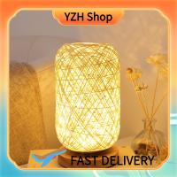 ราคา โคมไฟตั้งโต๊ะหวายไม้เส้นใหญ่ไฟกลางคืน Led หรี่แสงได้โคมไฟตั้งโต๊ะของตกแต่งบ้านสำหรับห้องนอน (20800872157)