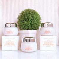 ราคา ครีมน้ำนมเข้มข้น LABELYOUNG shocking vitamin milk whitening cream 55g freckles blemish care ของแท้ (9585975186)