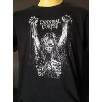 ราคา เสื้อวงนำเข้า Cannibal Corpse Death Metal Hardcore Style Vintage Gildan T Shirt เสื้อ (16999194459)