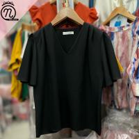 ราคา Nabee queeny เสื้อแฟชั่นผญ เสื้อแขนสั้น ทรงกระดิ่ง ใส่ทำงาน ใส่เที่ยว ผ้าดี ทรงสวย เสื้อสวยๆ งานป้าย proud by up (16463272745)