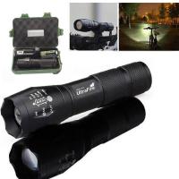 ราคา ไฟฉายแรงสูง LED CREE XML T6 สว่างมาก ให้แสงสว่างจ้ามากเป็นพิเศษ ส่องไกล 500 เมตร ไฟฉายพร้อมกล่องอุปกรณ์ (874476735)