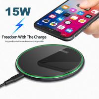 ราคา ที่ชาร์จไร้สาย Quick Wireless Charger 15W Fast Charge แท่นชาร์จไร้สาย ชาร์จเร็ว (18314100881)