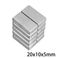 ราคา 5ชิ้น แม่เหล็กแรงสูง 20x10x5มิล Magnet Neodymium 20 10 5มิล แม่เหล็ก สี่เหลี่ยม ขนาด 20x10x5mm แม่เหล็กแรงดูดสูง 20 10 5mm ติดแน่น ติดทน พร้อมส่ง (1353252650)