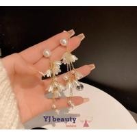ราคา ต่างหูเงินเกาหลีสุดหรูต่างหูดอกไม้สวยเครื่องประดับที่ละเอียดอ่อนต่างหูพู่ยาวสีขาวดอกไม้ต่างหูแบบเจาะไข่มุกจำลองสวยสำหรับผู้หญิง (21525895699)