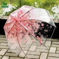 ราคา FS ร่มแฟชั่น Umbrella วัสดุแข็งแรง ด้ามจับทนทานพอดีมือ ร่มกันฝน ร่มเเบบใส ด้ามยาว ร่มคุณภาพดี ร่มใส ร่มสไตล์ญี่ปุ่น หน้าฝน แบบใส ร่มกัน (15028078014)