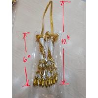 ราคา พวงมาลัยมุกถัก2ชายโซ่ 3 มิล พวงกลม 2ชายตรงมุกขาว มุกทอง (21708889110)