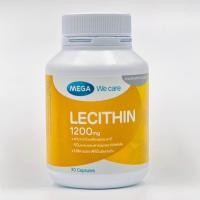 ราคา Mega We Care Lecithin เมก้าเลซินติน 1200 มิลลิกรัม ขนาด 30 แคปซูล (21534568080)