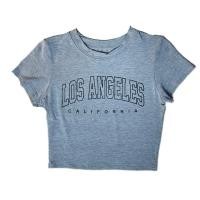 ราคา เสื้อครอปหญิง สีน้ำเงินบวกไหล่ผู้หญิงเปิดสะดือเสื้อผ้าสั้นหวานเผ็ดเทรนด์ผู้หญิงเปิดสะดือออกแบบความรู้สึกเทียมฝ้ายแขนบางเสื้อยืด (21763866432)