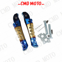 ราคา พักเท้าหลัง ที่พักเท้าหลัง ลายจระเข้ HONDA YAMAHA ใช้ได้ทุกรุ่น สีชุบ สีทองไทเท สีทอง สีสดเงาสวย (15123480534)