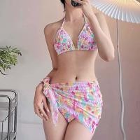 ราคา ชุดว่ายน้ำลายดอกจากเกาหลี ดีไซน์สวยน่ารัก (21778787666)