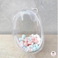 ราคา กระเป๋าใส่ลาบูบู้ หนาพิเศษ Labubu Macaron Art Toys Bag กระเป๋าใส่ Popmart ซองพลาสติกใส (21835289640)