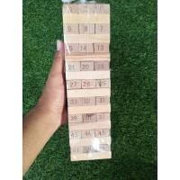 ราคา Kids learning เกมจังก้า ตัวต่อไม้ ตึกถล่ม 54 ชิ้น ตึกถล่มไม้ ขนาด 25x7 5x7 5 ซม (21176209860)
