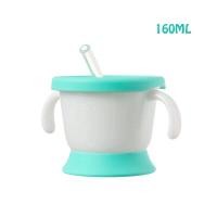 ราคา แก้วหัดดื่มเด็ก ถ้วยหัดดื่ม ถ้วยฝึกดูดหลอด แก้วหัดดื่มกันสำลัก 160ML วัสดุที่ปลอดภัย หลอดซิลิโคน นิ่ม MY471 (21886791144)