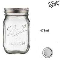 ราคา โหลแก้วBall Mason American Mason Jar แก้ว Jar ปิดผนึกโปร่งใส Scale Jar Overnight Oatmeal Cup Milkshake Drink glass jar for weed พร้อมส่ง (15834684080)