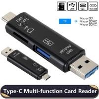 ราคา Hi Speed USB 3 0 6IN1 Alloy Card Reader OTG Type C Micro USB TF SD Micro SD suitable for mobile phones and computers (21844526154)