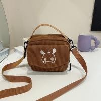 ราคา กระเป๋าสะพายข้าง V31 ไม่มีแถมตุ๊กตา ผ้าลูกฟูก ลายการ์ตูนน่ารัก สายปรับได้ พร้อมส่ง (21717815445)