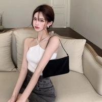 ราคา เสื้อยืดผู้หญิงแฟชั่นสั้นเกาะอกเซ็กซี่ย้อนยุค1960S เสื้อถักนิตติ้งเสื้ออินเทรนด์สีขาวสีชมพูสีดำเทา (21608873819)